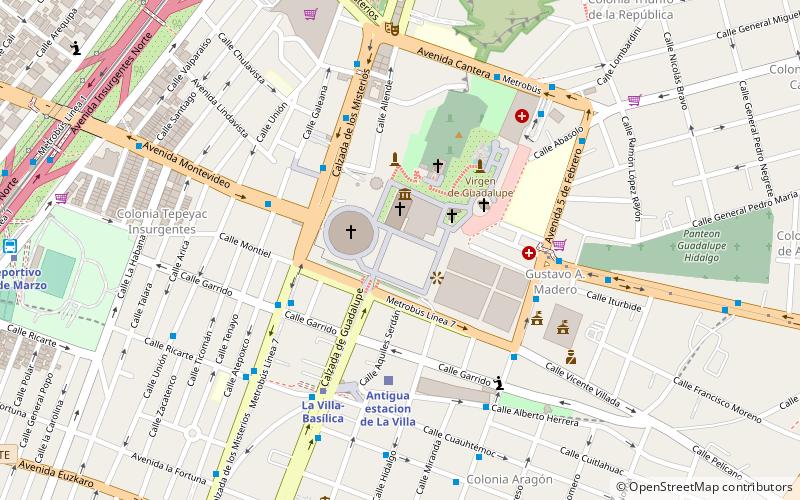 atrio de las americas mexico city location map