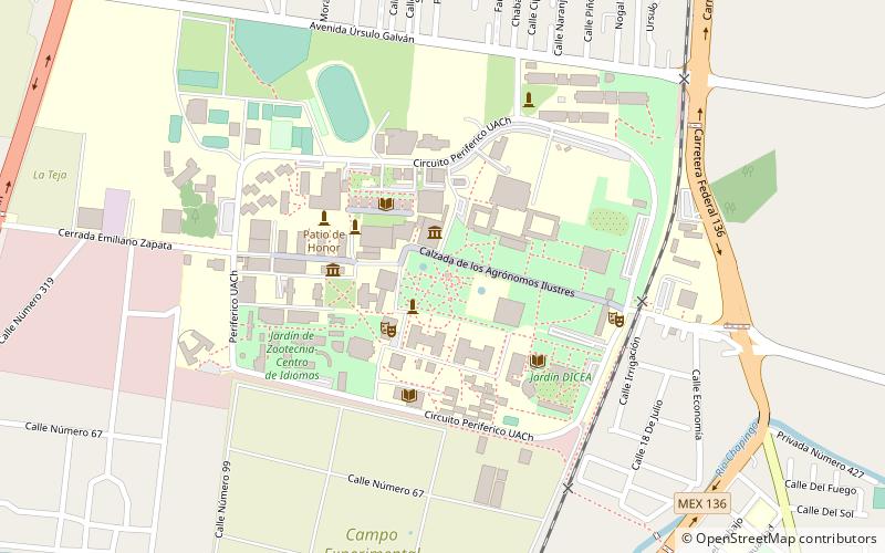 Chapingo Autonomous University location map