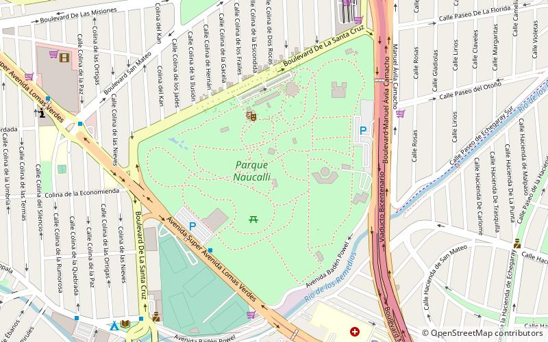 Parque Naucalli location map