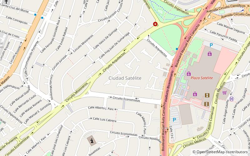 Ciudad Satélite location map