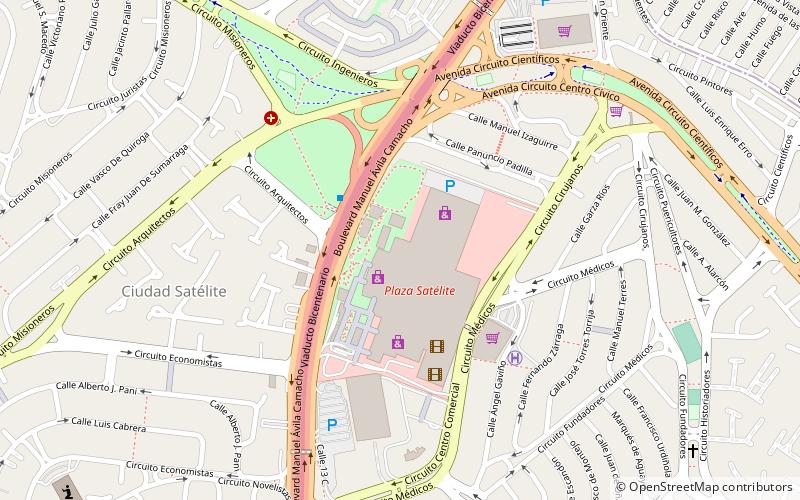 plaza satelite ciudad de mexico location map