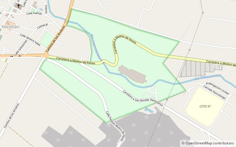 Park Narodowy Molino de Flores Nezahualcóyotl location map