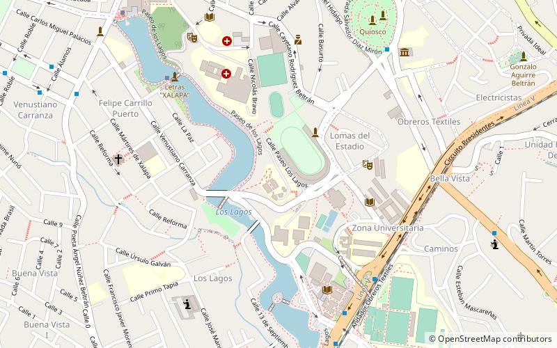 universidad veracruzana xalapa location map