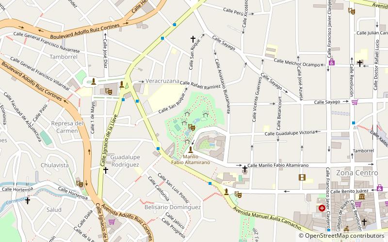 parque de los tecajetes xalapa location map