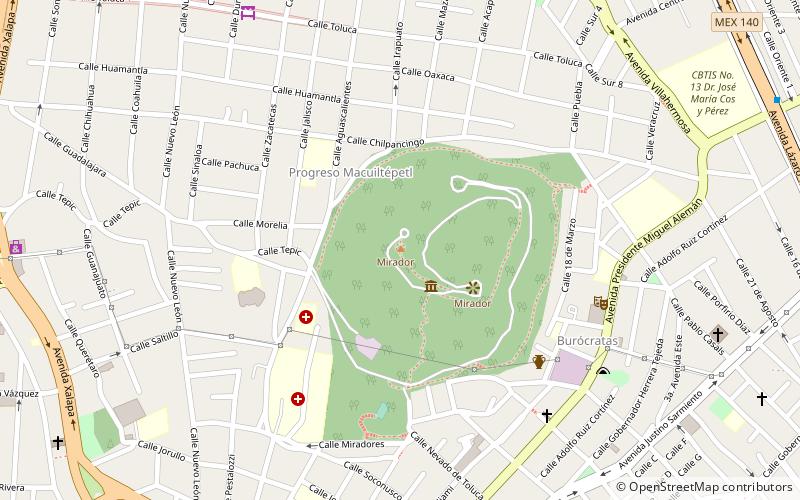 Parque Ecológico Macuiltépetl location map