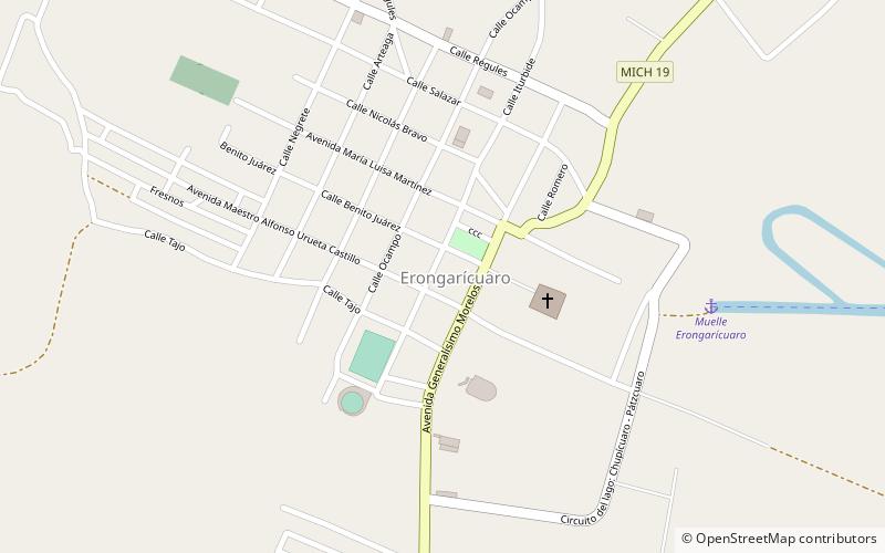 Erongarícuaro location map