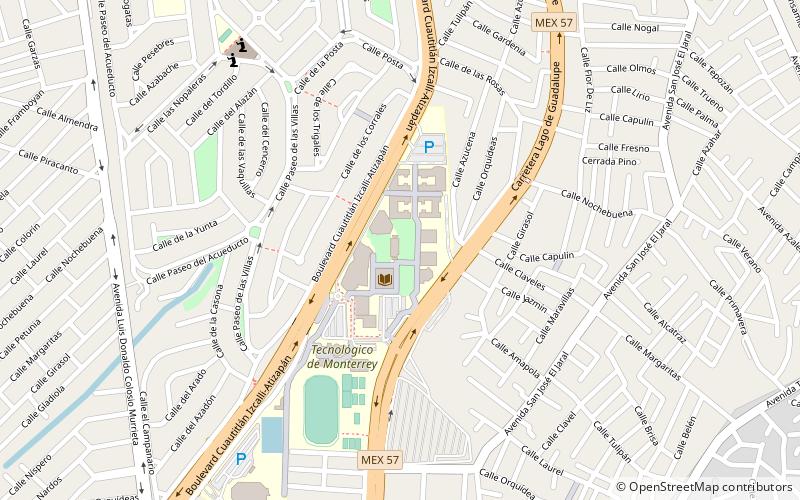 Institut de technologie et d'études supérieures de Monterrey location map