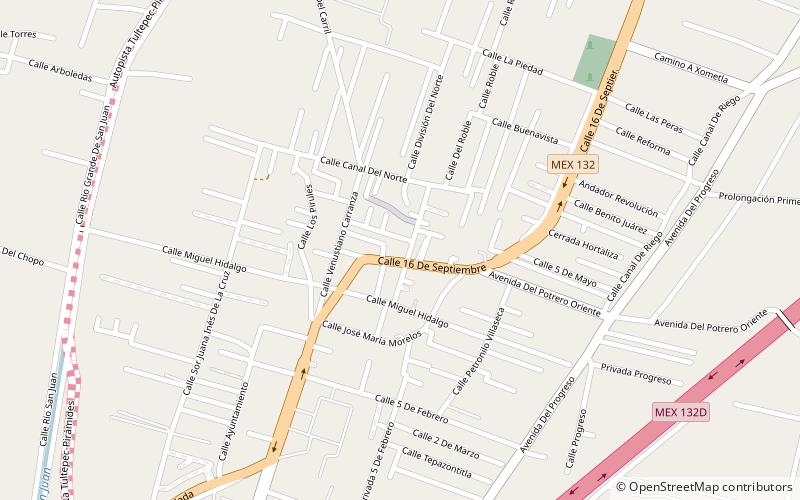 Acolman location map