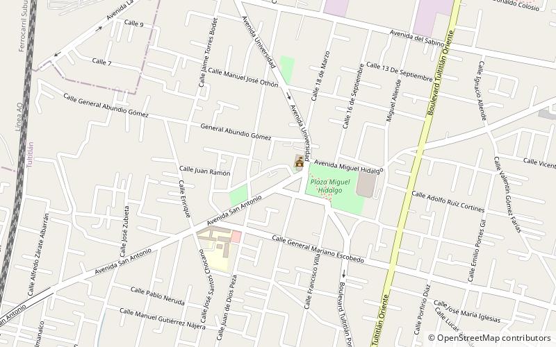Tultitlán de Mariano Escobedo location map