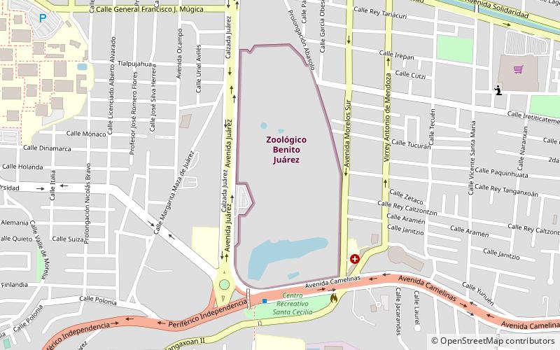 Zoológico Benito Juárez location map