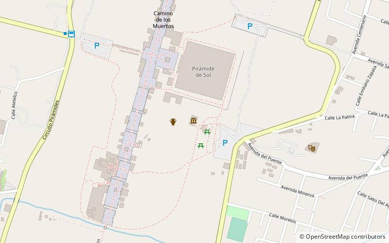 museo de sitio teotihuacan location map