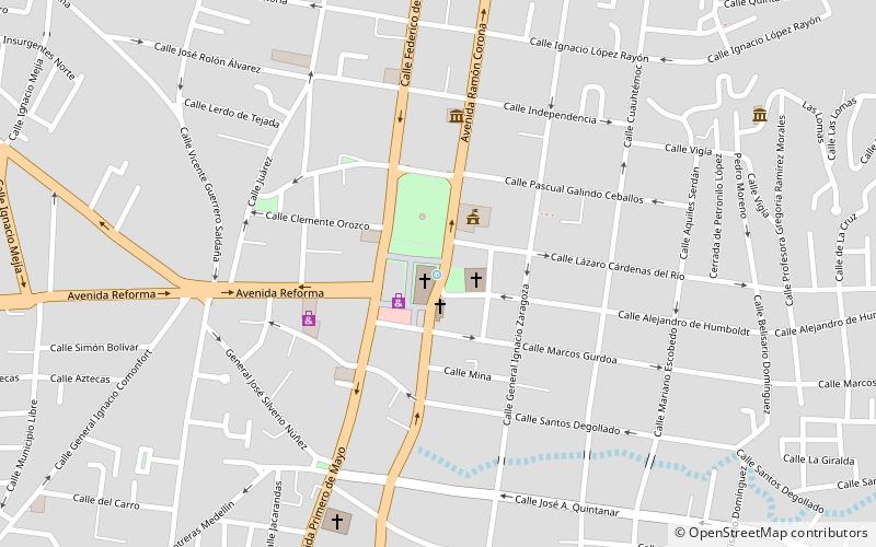 Ciudad Guzmán Cathedral location map