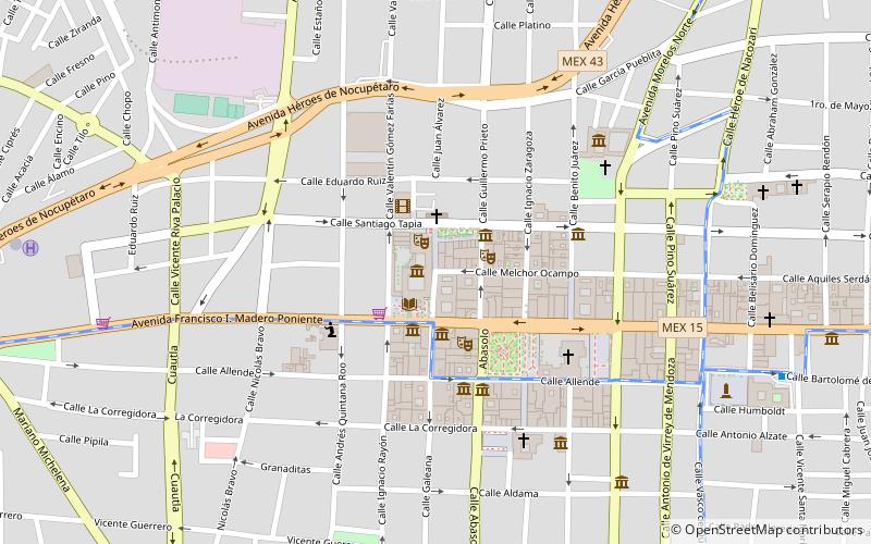 Palacio Clavijero location map