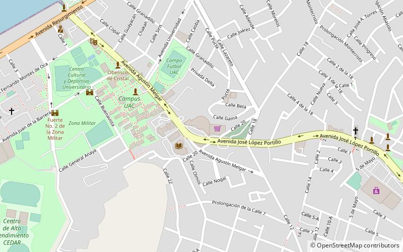 Plaza Universidad Campeche location map