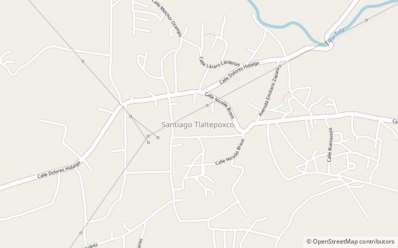 Santiago Tequixquiac location map