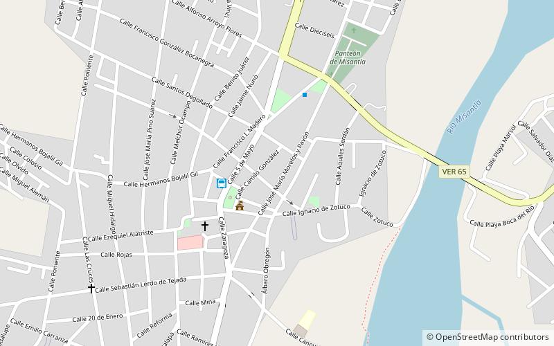 Misantla location map