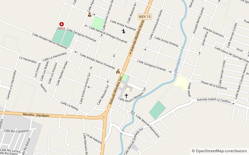 Jacona location map