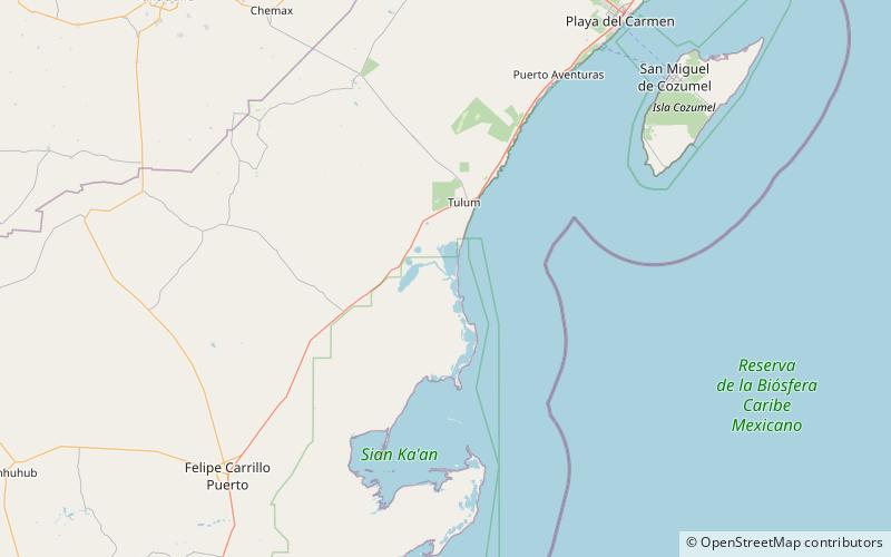 Laguna Boca Paila location map