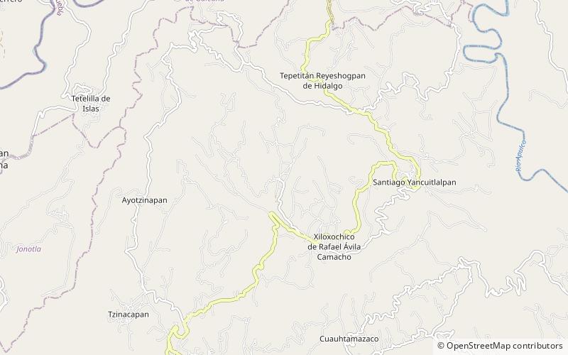 Yohualichan location map
