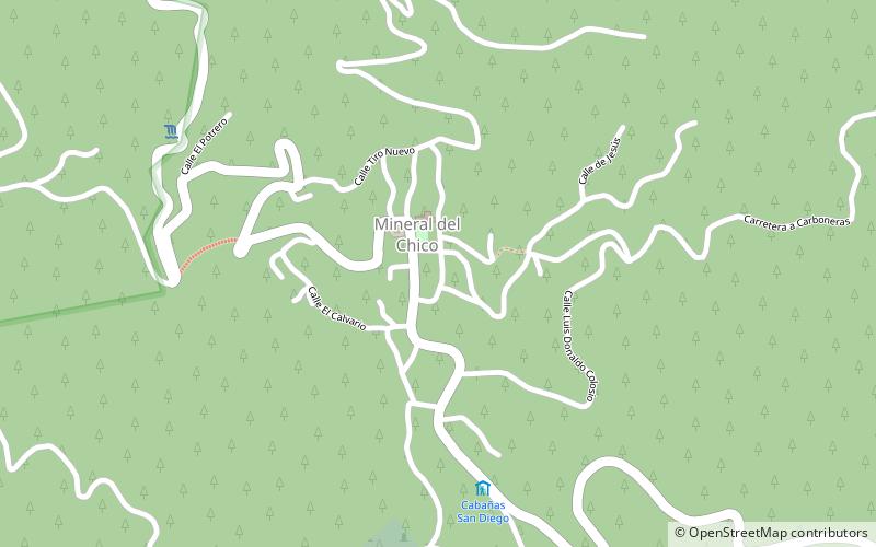 geoparque comarca minera parque nacional el chico location map
