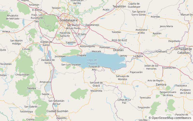 Lake Chapala location map
