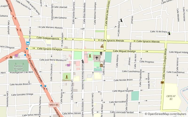 Santiago Apóstol Parish location map