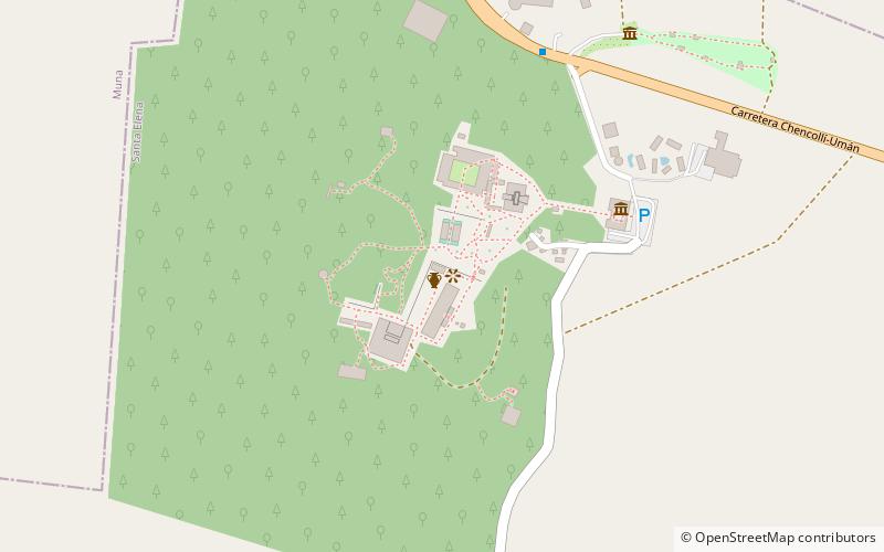 Uxmal location map