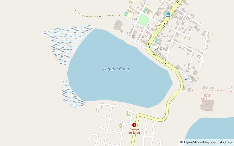 Coba Lake location map