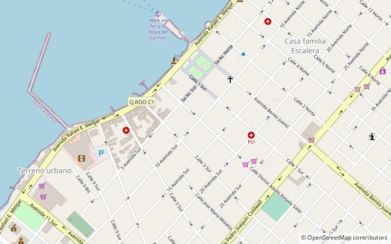 San Miguel de Cozumel location map