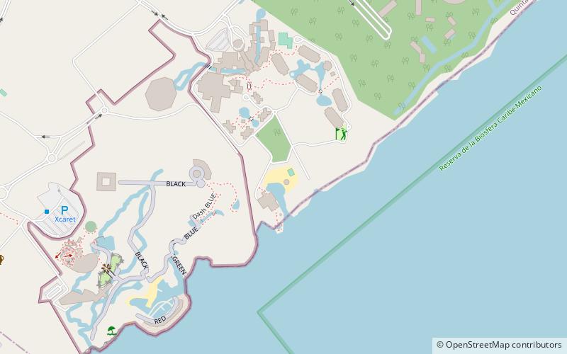 beach playa del carmen location map