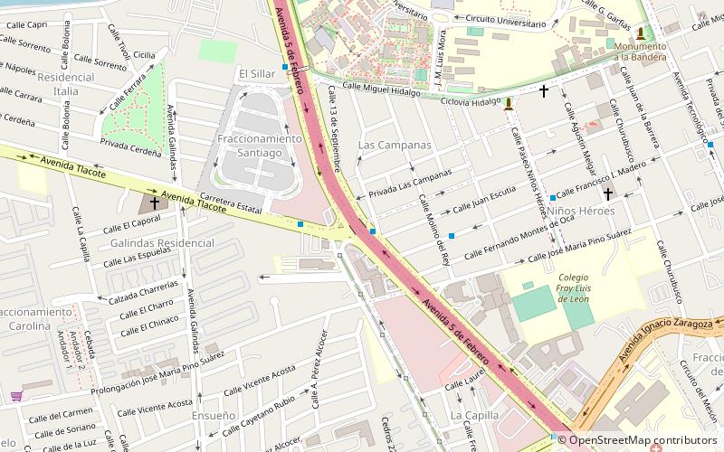 Avenida 5 de Febrero location map