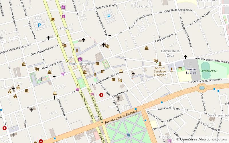 Casa de La Zacatecana location map
