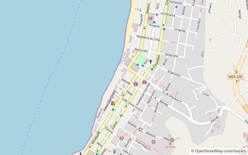 Malecón location map