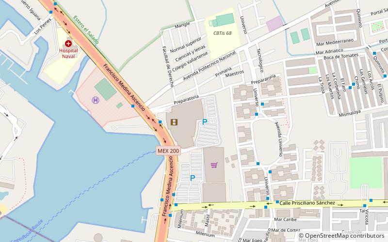 Galerías Vallarta location map