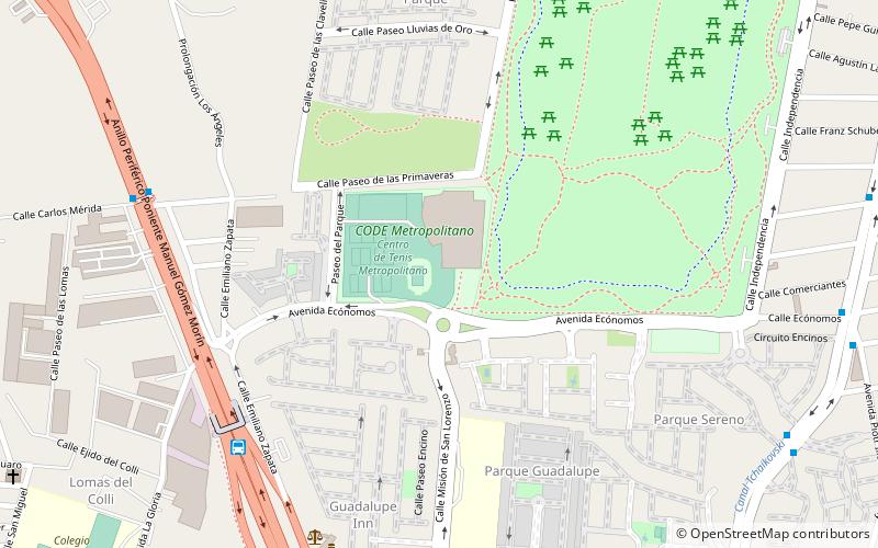 Panamerican Tennis Center location map