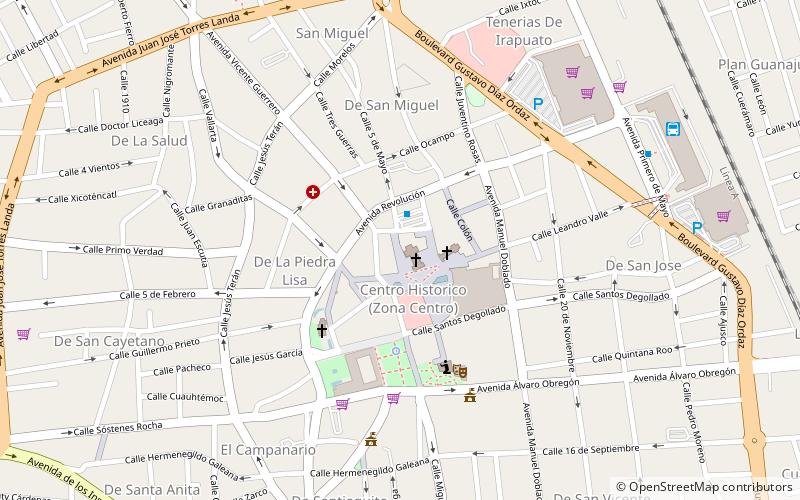 Catedral de Irapuato location map