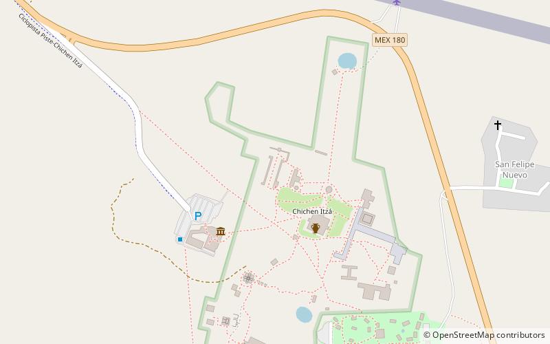 juego de pelota chichen itza location map