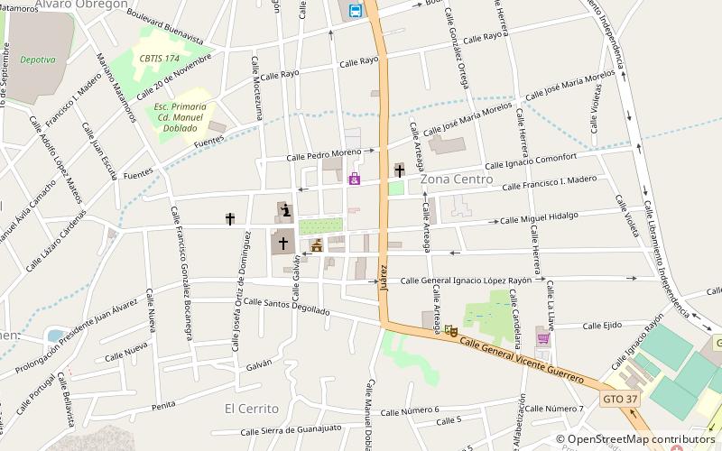Manuel Doblado location map