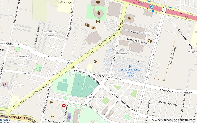 Auditorio Telmex location map