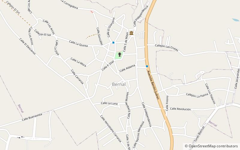Bernal location map