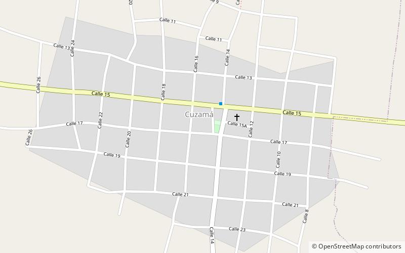 Cuzamá location map