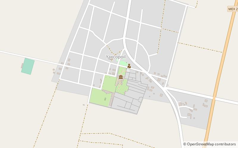 Hacienda Yaxcopoil location map