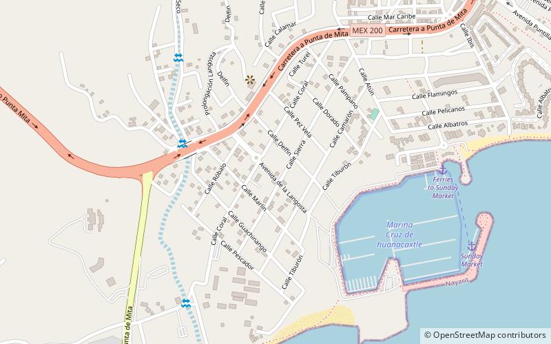 La Cruz de Huanacaxtle location map