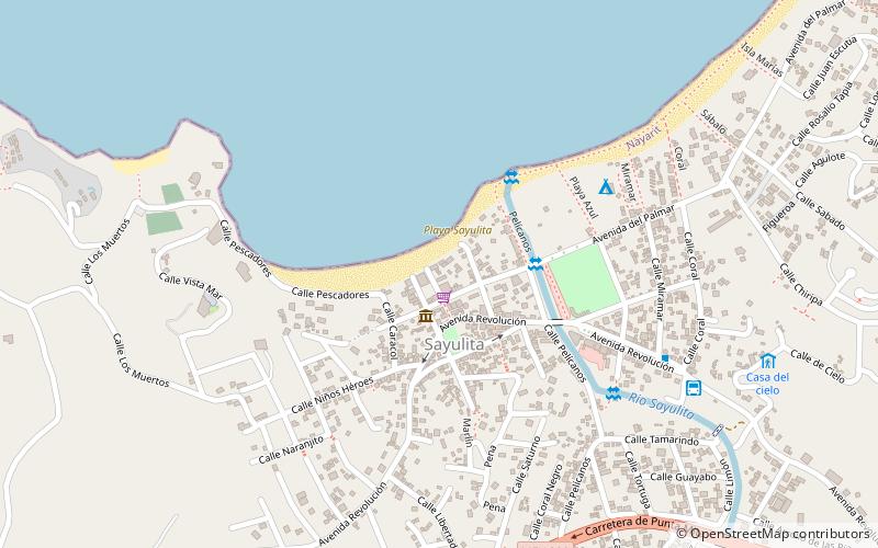 Sayulita Beach location map