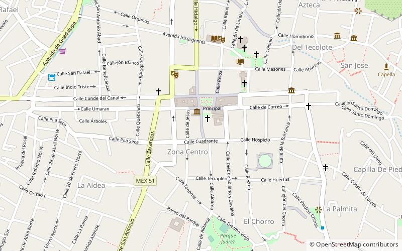 Cuna de Allende location map