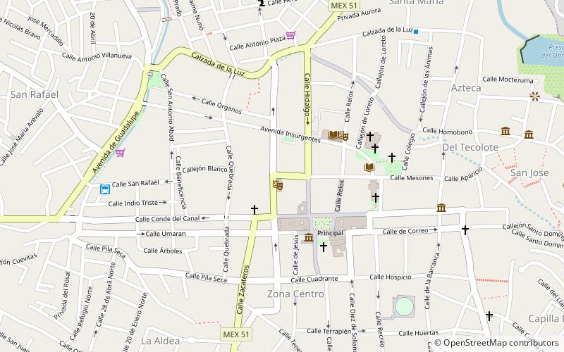 La Calaca location map