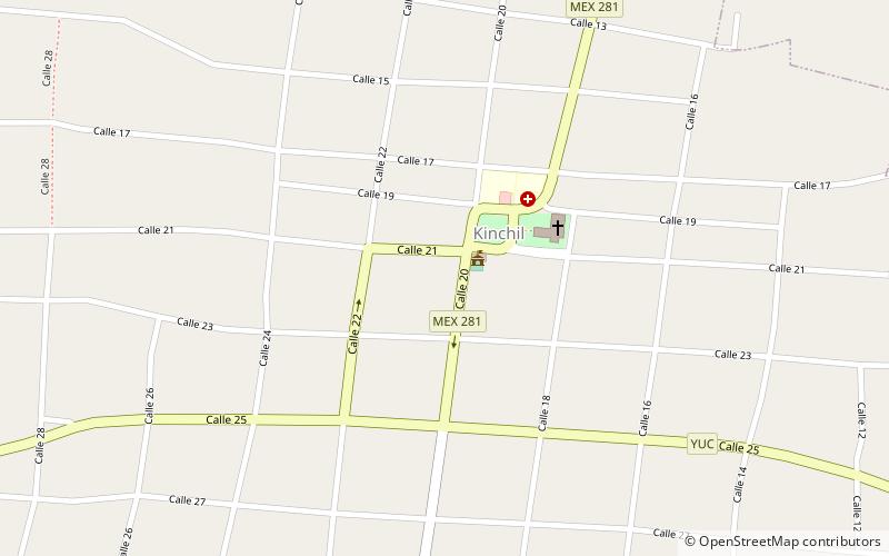 Municipio de Kinchil location map