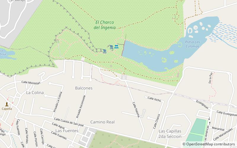 El Charco del Ingenio Jardín Botánico location map