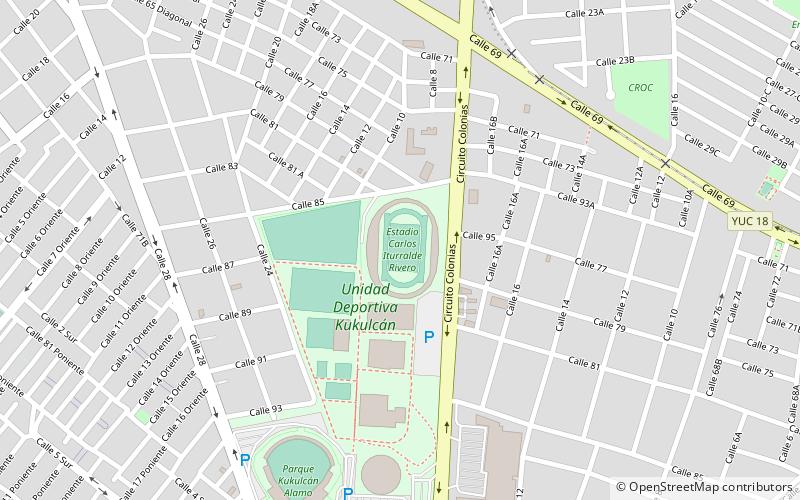 Estadio Carlos Iturralde Rivero location map