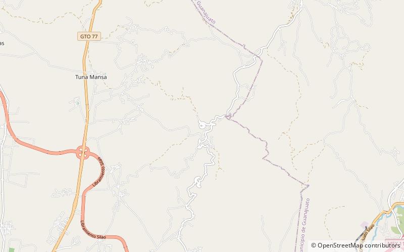 Cerro del Cubilete location map